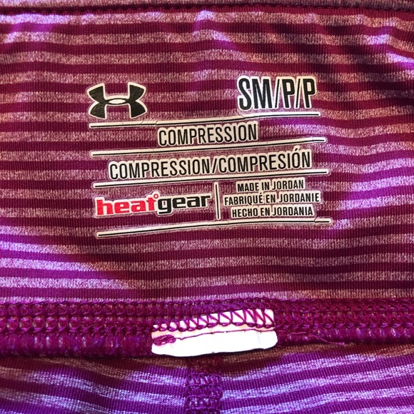 Under Armour cropped pink striped leggings - Picture 4 of 4